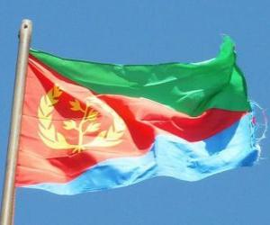 yapboz Eritre bayrağı